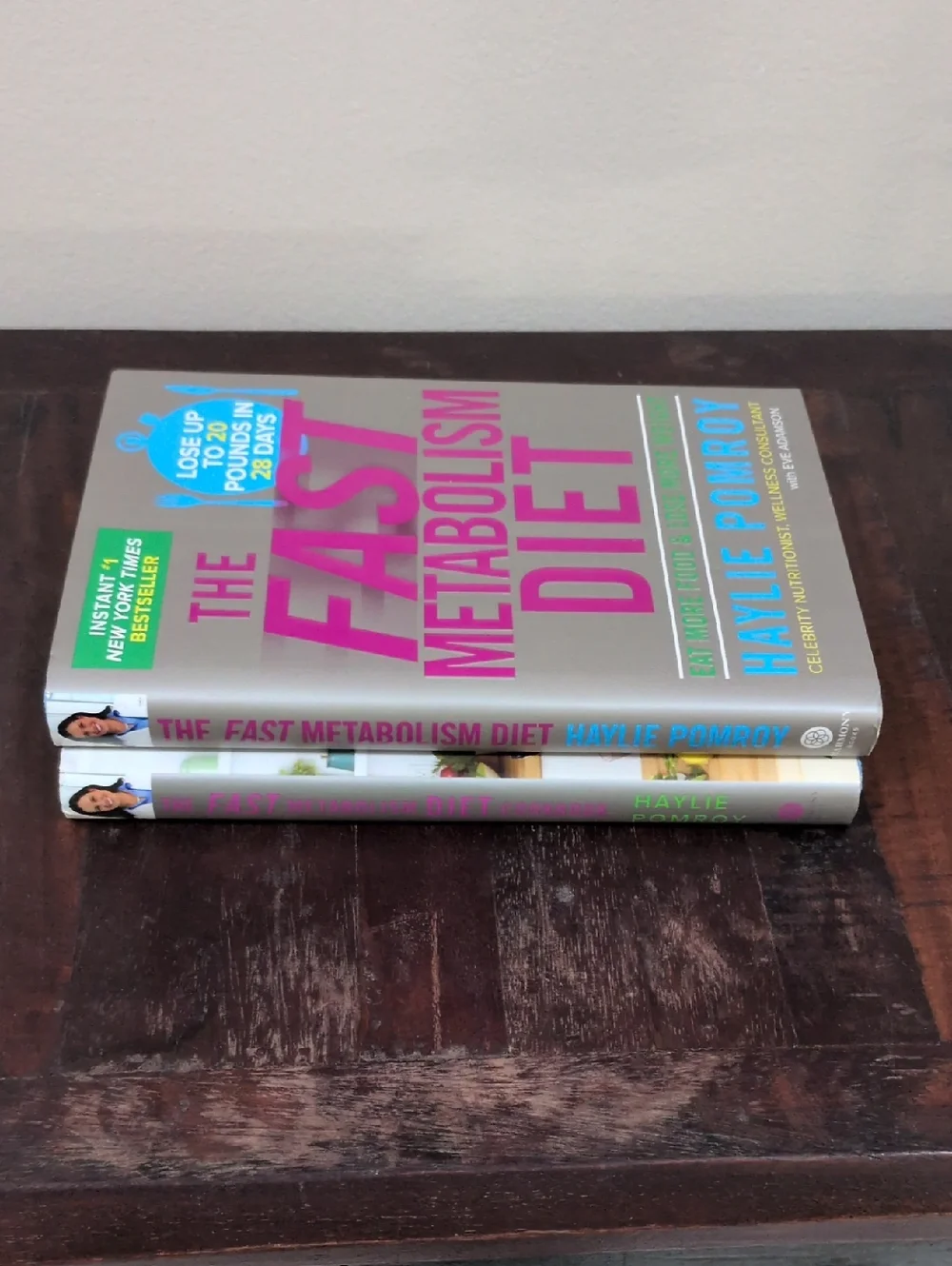 Haylie Pomroy The Fast Metabolism Diet Cookbook Set of 2 Hardback Books
